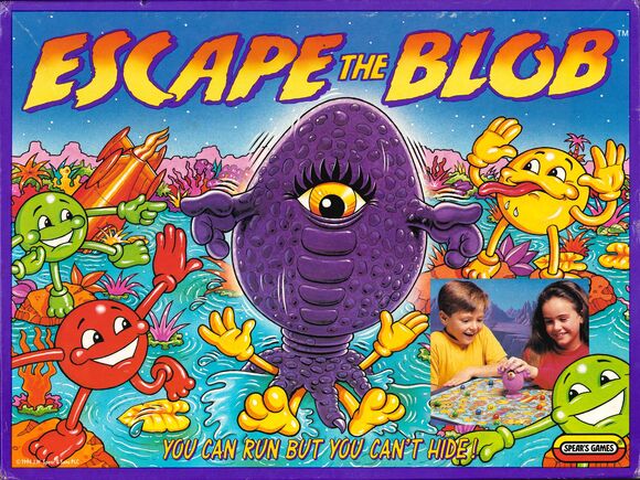Deckel des Spiels "Escape the Blob".