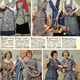 Schürzen unterschiedlicher Schnitte und Muster für die adrette Hausfrau, Herbst/Winter-Katalog 1958/59.