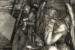 Grafik "Melencolia" von Albrecht Dürer.