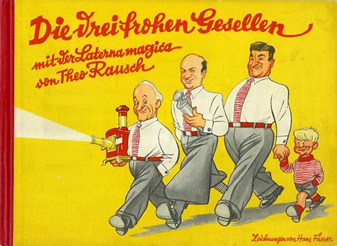 Begleitpublikation der beliebten humoristischen Serie "Die frohen Gesellen", die ab 1935 reichsweit am Samstagnachmittag im Hörfunk ausgestrahlt wurde.