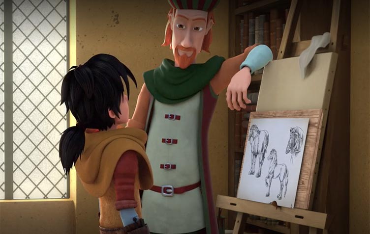 Screenshot aus dem Film "Meister Albrecht Dürer".