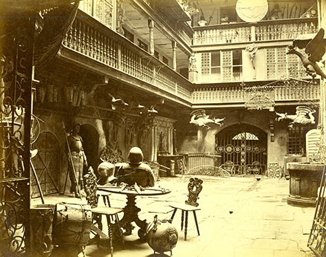 C.M. Eckert, Hof des Pickerthauses, Fotografie um 1871–75. Bildnachweis: Museen der Stadt Nürnberg, Kunstsammlungen