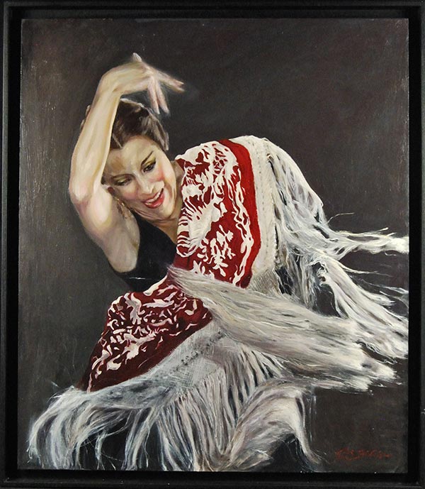 María José Ruiz: Flamencotänzerin mit Tuch